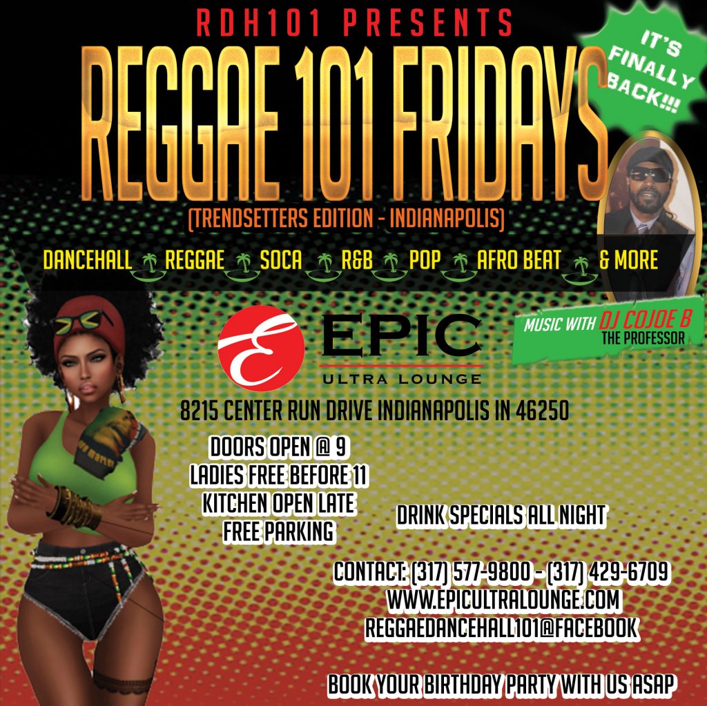 Reggae 101 Fridays